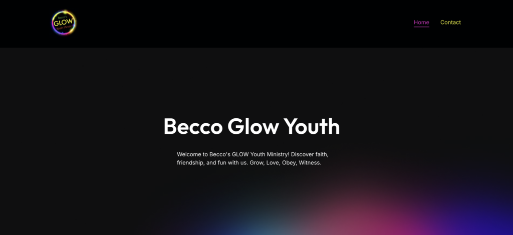 Screenshot 2026-02-20 at 10.52.36 AM Becco Glow Youth group Man WV